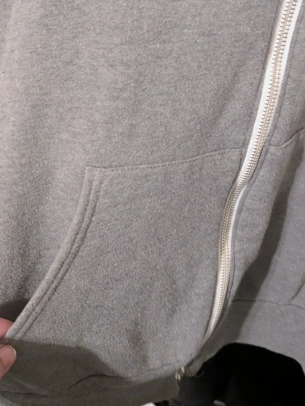 Straight Outta Oyster Bash 23 Men's Gray Zip Hoodie with Mermaid Graphic Large